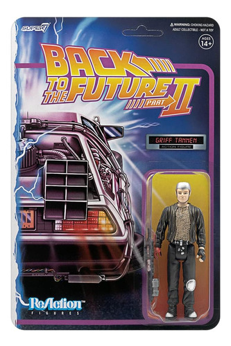 Figura Regreso Al Futuro Griff Tannen Multicolor Super7