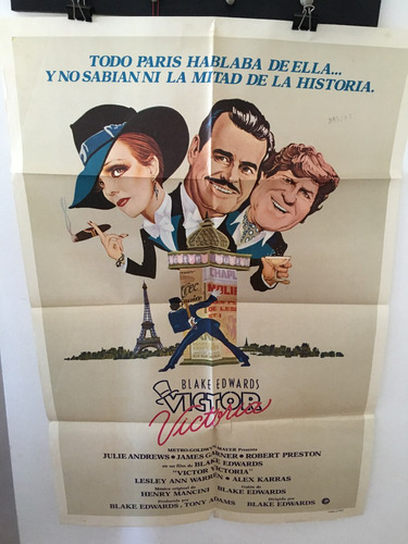 Afiche De Cine Original - Victor Victoria