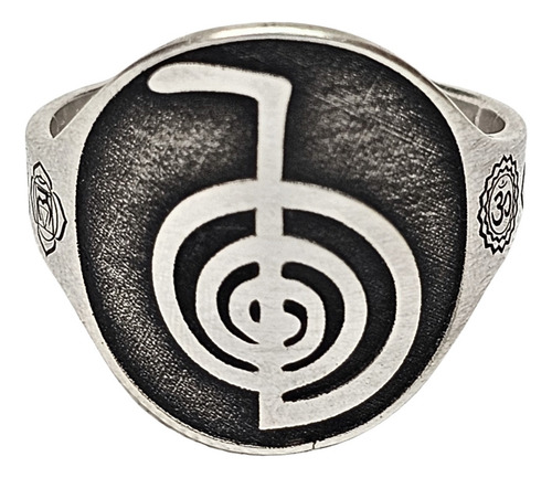 Anillo Chokurei Siete Chakras En Plata 925 Regulable Plata 925 B: Mediano Regulable