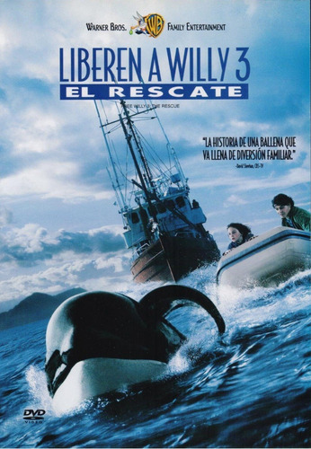 Liberen A Willy 3 El Rescate Pelicula Dvd