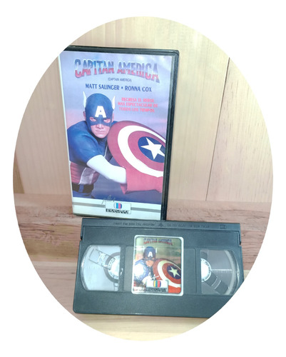 Película Formato Vhs El Capitán América Marvel Matt Salinger