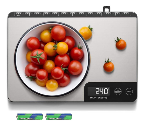 Escala De Cocina Amiloe Max 33lb Con Longitud De Medida (8 Y