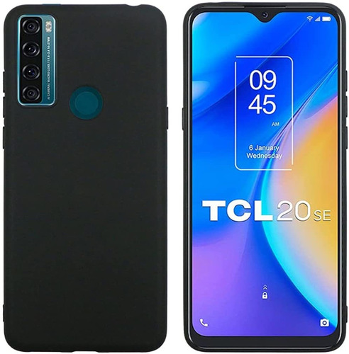 Funda Resistente Para Tcl 20 Se Negro