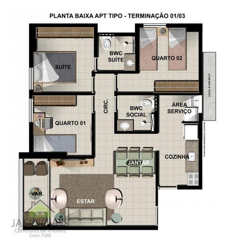 Imagem 7 de 10 de Apartamento Para Venda Em Recife, Pina, 3 Dormitórios, 1 Suíte, 2 Banheiros, 1 Vaga - Ja320_1-1897592