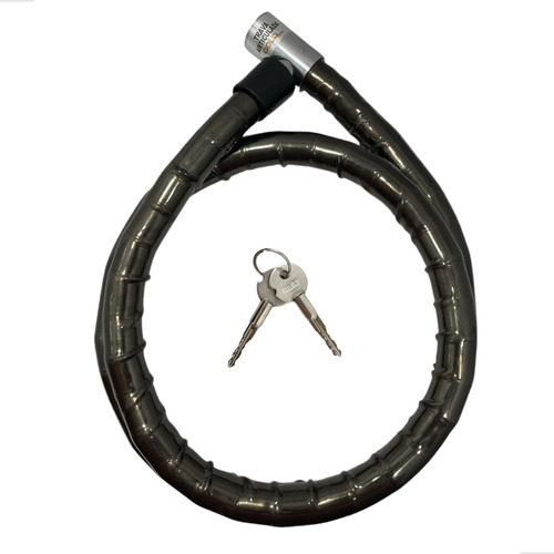 Cadeado Para Trancar Moto Trava Com Tetra Chave 22x1500mm