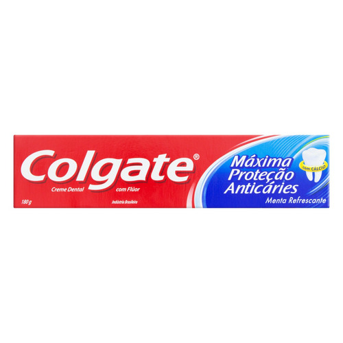 Imagem 1 de 4 de Creme Dental Colgate Máxima Proteção Anticáries 180g Pasta