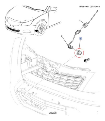 Sensor Temperatura Ambiente Para Aveo 1.5l L4 2018 A 2023