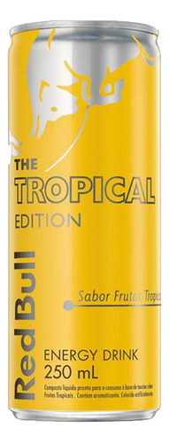 Energético Frutas Tropicais Red Bull Lata 250ml The Tropical Edition
