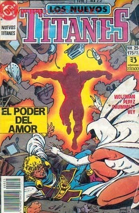 Los Nuevos Titanes # 25 Dc Comics. Ed Zinco 1989 Dgl Games
