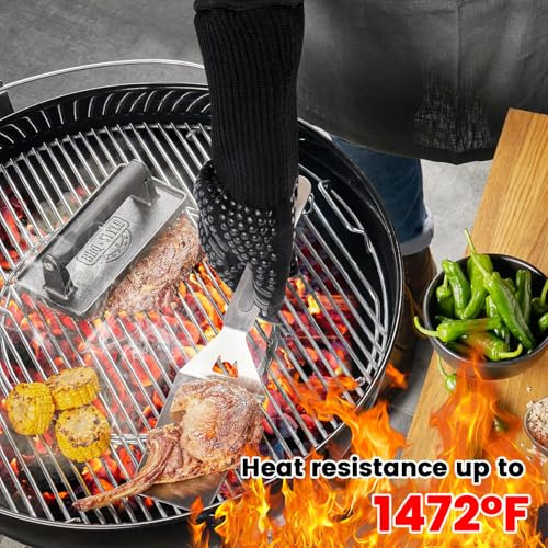 Guantes De Barbacoa Resistentes Al Calor, Guantes Resistente