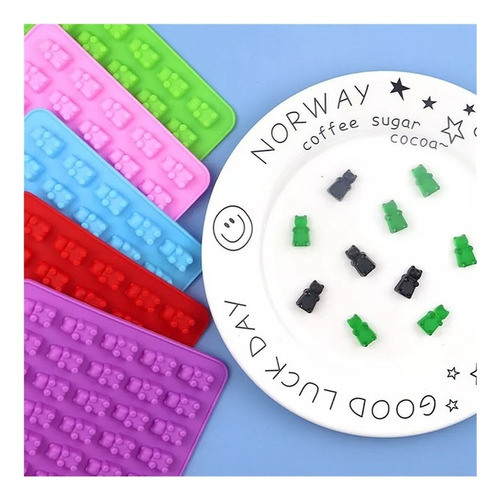 5pz Moldes Silicona Candy Y Bandejas For Cubitos De Hielo