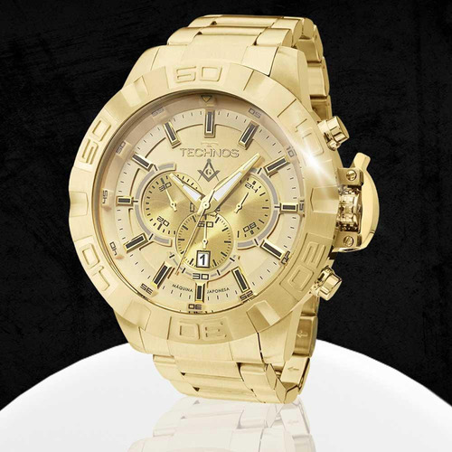 Reloj Technos Masonry JS25Bas/M4x Gold para hombre