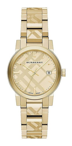 Reloj Mujer Burberry Bu|91|45 Cuarzo Pulso Dorado Just Watch