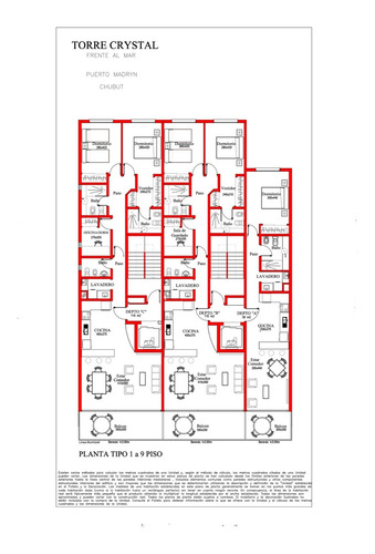 Imagen 10 de 17 de Dueño Vende Depto Frente Al Mar Puerto Madryn 1 Y 2/3 Dormit