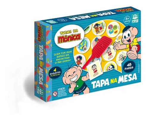 Jogo Tapa Na Mesa Turma Mônica 0781 Nig Brinquedos