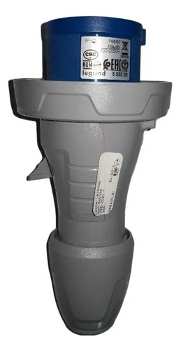 Clavija 555325 Toma Empotrar 555385 3p+t 250v 16a Legrand 9h