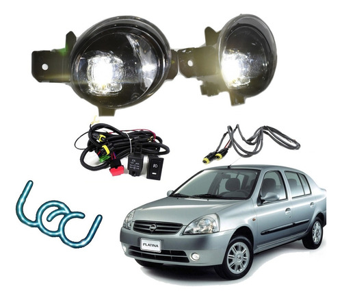 Faros De Niebla Platina 2002 2003 2004 2005 Al 2010 De Led