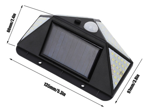 Lámpara De Pared Led For Luces Solares For Exteriores Con