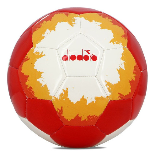 Diadora Pelota Futbol Doha Ii N°5 Color Blanco-rojo