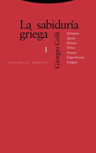 Libro Sabiduria Griega I,la 3âª - Aa.vv.