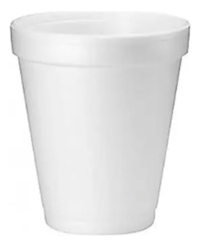 Vaso Termico Blanco Descartable Telgopor 240cc X 100u