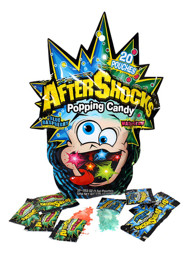 Aftershocks Pop Candy Blue Rasp Watermelon 30g
