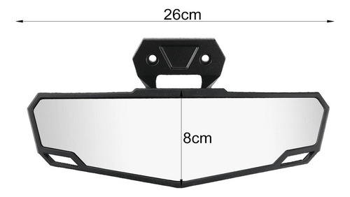 F Espejo Retrovisor Central Compatible Con Polaris Rzr