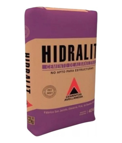 Cemento Albañileria Hidralit 40kg - Materiales Moreno