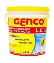 Cloro Le Multi Acao 3x1 Granulado 10kg Genco Piscina