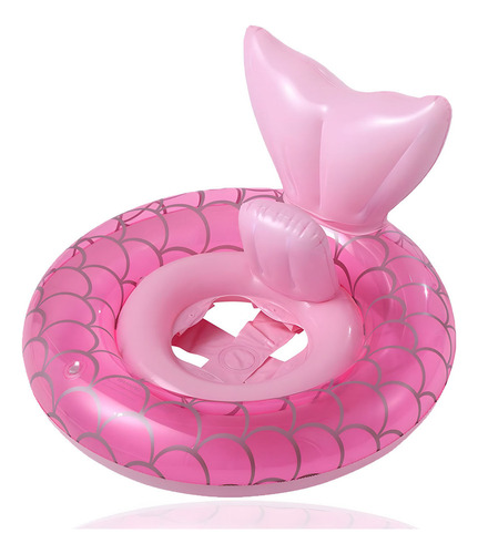 K Flotador De Piscina Mermaid For Bebés Con Asiento Y Asa