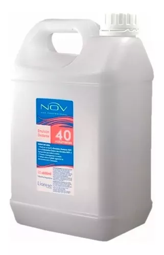 Agua Oxigenada Nov Emulsion Oxidante Crema 40 Vol X 4800 Ml