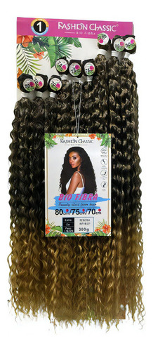 Cabelo Cacheado Fogosa Bio Fibra 9 Telas Fashion Classic Cor Mt1b/27