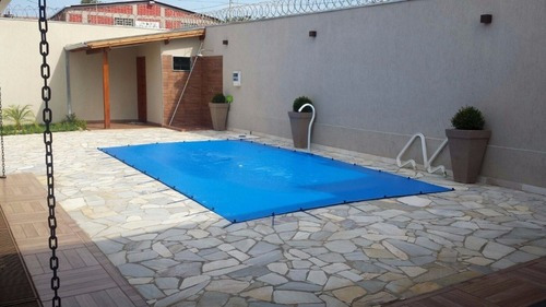 Lona 5x5 300 Micras Azul Reforçada Impermeável