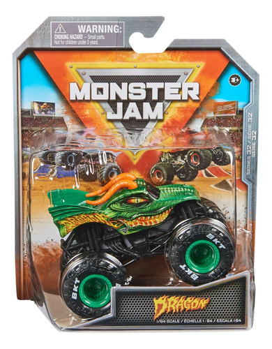 Camión Fundido Monster Jam 2023 Spin Master 1:64 Dragon