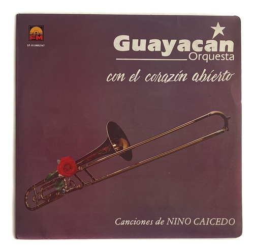 Lp Guayacan Orquesta - Con El Corazón Abierto / Excelente
