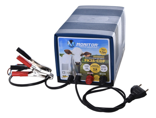 Eletrificador De Cerca Rural 120 Km Fk25-cdf Monitor