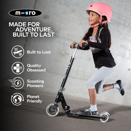 Scooter Plegable Micro Kickboard Sprite Led Para Niños