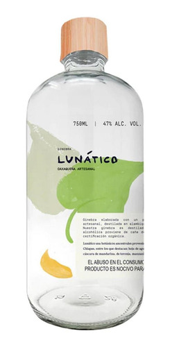 Pack De 12 Ginebra Lunático 750 Ml
