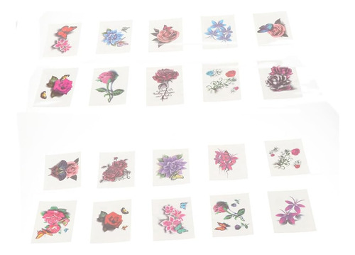 130 Uds. Pegatinas De Tatuaje Temporal, Tatuaje Desechable I