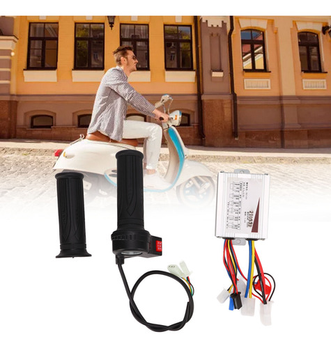 Controlador De Bicicleta E 12v 500w Motor Dc Com Cabeça Colo