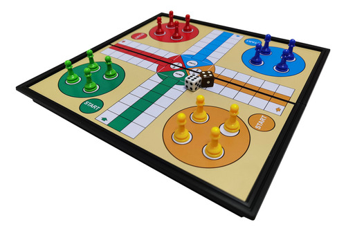 Juegos De Mesa De Ludo Magnéticos Portátiles Juego De Vuelo