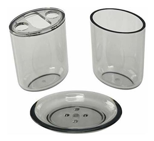 Imagen 1 de 7 de Juego De Accesorios De Baño Home-x Con Soporte Para Cepillo
