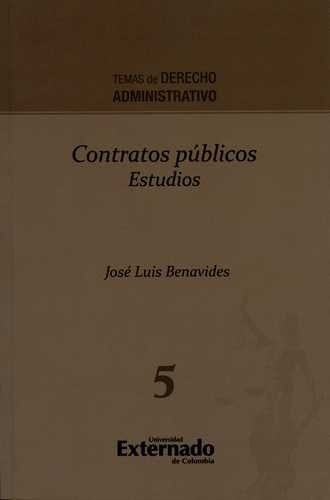 Libro Contratos Públicos. Estudios