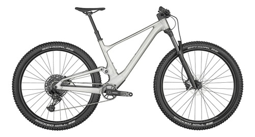 Bicicleta Scott Spark 970 Full Prata 12v Rockshox 2023 Cor Prateado Tamanho Do Quadro M