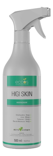 Fluido Higienizador Hidratante Higi Skin 500ml Eccos Momento De Aplicação Dia/noite Tipo De Pele Normal