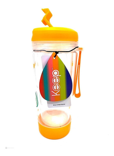 Mug Vaso 450ml  Keep Té Hierbas Botella Infusor 5 Colores