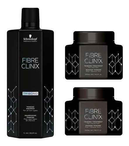 Kit Fibre Clinix Shampoo Mascaras Grueso Y Fino Schwarzkopf