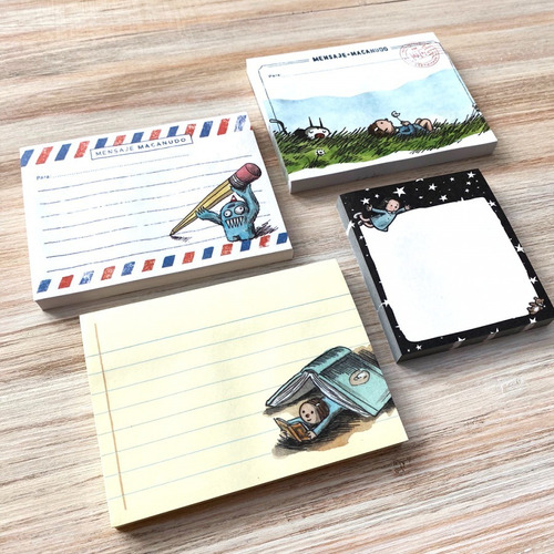 Imagen 3 de 5 de Notas Adhesivas Tipo Post It 10x7cm Monoblock Macanudo Olga