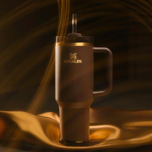 Vaso Stanley Quencher H2.0 1.18 Lts Chocolate Gold