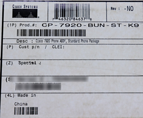 Cisco Cp-7920-bun-st-k9
